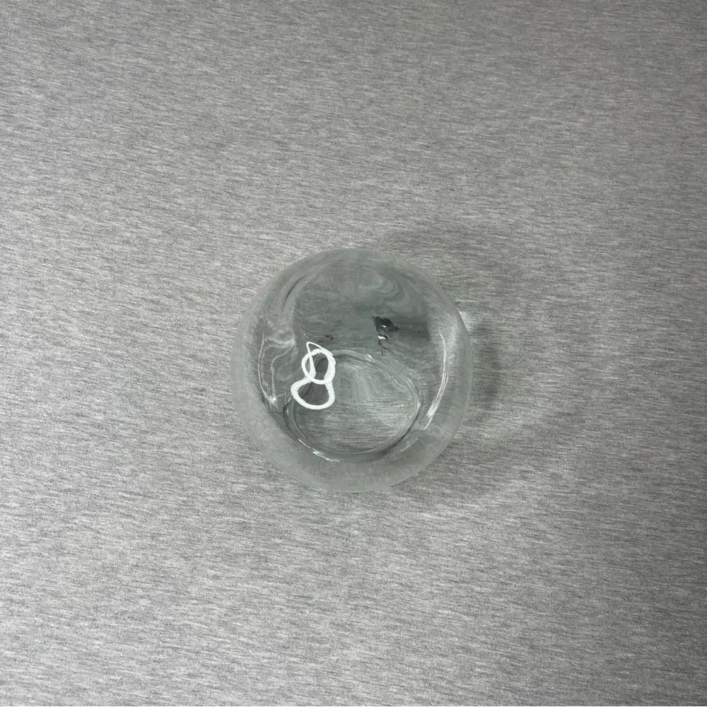 Target 6.5” Rounded Open Top Glass Decorative Vase Bowl